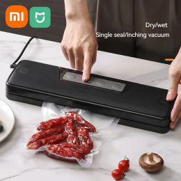 Sealers Xiaomi Mijia Vacuüm Sealer Machine Voedsel Behoudmachine Plastic zakken Zegelaar Keuken Automatische vacuümverpakkingsmachine