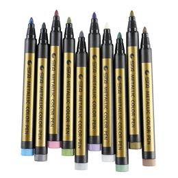Afdichting Wax Stamp Mark Pen Pen Pakboek Decor Fire Paint SEAL Special Graffiti Gold Markers Tracing Line Pennen Handcraft Tools