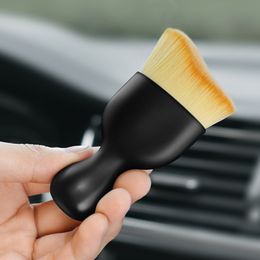 Seametal auto airconditioner reinigingsborstel auto lucht uitlaat spleet spleet stofverwijdering borstels voor auto interieur reinigingsaccessoires