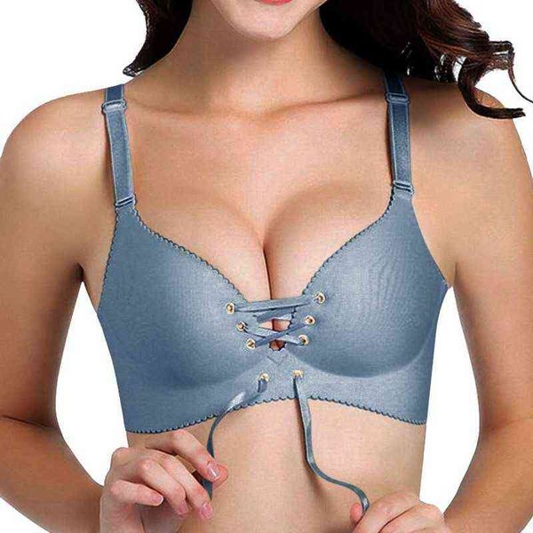 Sujetador sin costuras Sujetadores sexy para mujer Moda Push Up Lencería Bralette inalámbrico Algodón Mujer Brasserie Ropa interior Intimates L220727