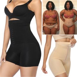 Naadloze Hoge Taille Body Shaper Womens Tummy Afslanken Schede Controle Kousen Shapewear Corrigerende Ondergoed Taille Trainer