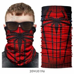 Naadloze Magic Bandana 3D Animal World Neck Gainer Warmer Shield Head Hoofdband Gezichtsmasker Halloween Hoofddeksels Fietsen Caps Maskers