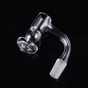 Accessoires de fumage de quartz sans soudure 2,5 mm avec seau à bille épais bord biseauté quartz bangers clou 45 90 degrés 10 mm 14 mm clous à joint mâle Dab Rig