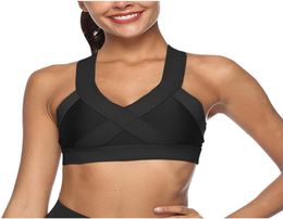 Souples Sports Bra Top Fitness Femme Femme Hollow Back Tops Tops Workout Gym Vest Yoga Souswear ACTIVEWAR 40 Clothing4342853