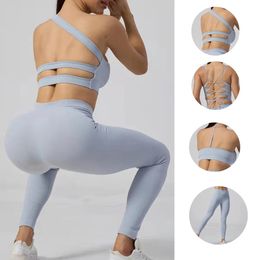 Ensemble de Yoga sans couture pour femmes, combinaison de Sport, vêtements d'entraînement, soutien-gorge, pantalon, vêtements de Fitness, 240307