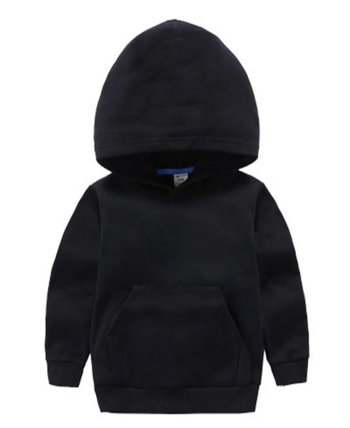 Seartist Sudaderas con capucha de otoño para bebés y niñas, sudadera de algodón para niños y niñas, trajes lisos en negro y gris, Tops para niños 039s, abrigo de primavera 5580355