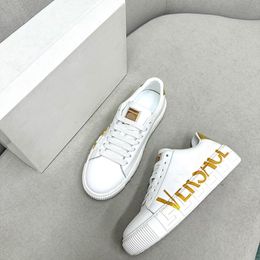 Seashell Baroque Greca Sneakers Designer Men Men Shoe Low-Top Lace-Up Sneak-up Luxury Brand Casual Chores Fashion Outdoor Runner Trainer