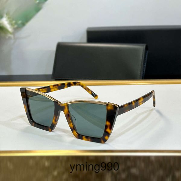 Seaside SAINT gafas de sol LAURENTS YSL montura gafas de sol de diseño fibra para mujer gafas cuadradas gafas de gato ojo gafas de sol de verano uv400 sl570 acetato outd 6HUG