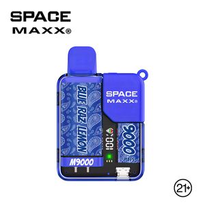 Espace d'origine Maxx M9000 M8000 Puffes Cobine de maille de vape jetable 550 / 500mAh Type-C 18ML POD PRÉFULTE 10 FLAVORS VAPE PUP PUFF 9K 8K E Cigarette VS Randm Tornado 9k 12k 15K