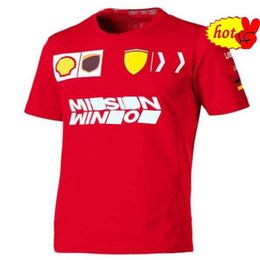 Season F1 Racing T-shirt Formula One Car Fans Casual Respirant Sports Short Sleeves2258 Wrap