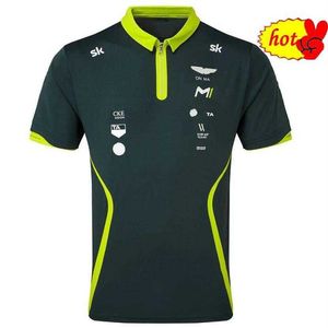 Season Team Revers Polo Shirt F1 Racing Suit T-shirt à manches courtes Car Overalls220h 0314