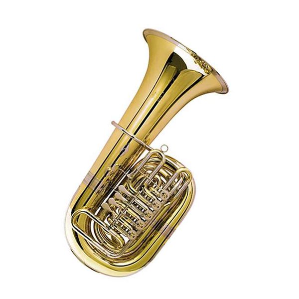 SEASOUND OEM haute qualité C clé 5 Pistons rotatifs Tuba trompette Instrument en laiton JYTU0753