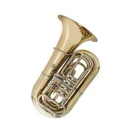 SEASOUND OEM Professionele Bb 4 Roterende Zuigers Gouden Tuba JYTU0746