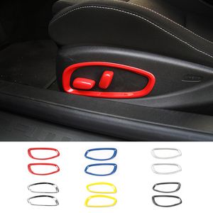 ABS Bouton de réglage du siège Anneau Décoration Accessoires pour Chevrolet Camaro 2017 Up Car Styling Intérieur Accessori