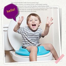 Stoelhoezen Merk Kids Baby Badkamer Toiletbril Kussen Trainer geboren Peuter Ring Zindelijkheidstraining Stoelhoes Paars Blauw Geel1 231016