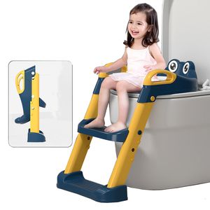 Housses de siège pliante siège de formation de pot pour bébé chaise de dossier d'urinoir avec escabeau réglable échelle chaise de toilette sûre pour bébé tout-petits 230227