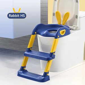 Couvre-siège Pot pliant pour enfants Pot urinoir dossier chaise de formation avec escabeau échelle bébé tout-petits garçons filles toilettes Potties 231016