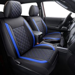 Couvertures de siège Ensemble complet en cuir étanche durable pour la camionnette ajusté pour Ford Ranger 2019to2024