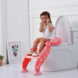 Housses de siège idée Design échelle Portable chaise de formation de toilette siège de toilette en plastique pour enfants bébé vente en gros 231101