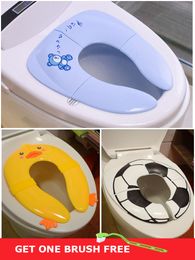 Housses de siège Kursi Toilette Latihan Balita Portabel Lipat untuk Perjalanan Bayi Bantalan Urinoir Anak anak Alas Pot Anak anak Tikar 230328