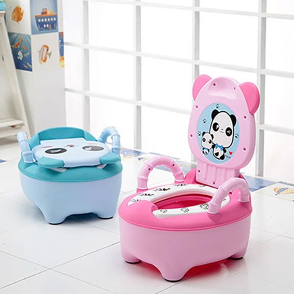Couvre-siège Panda Formation Siège De Toilette Dossier Confortable Urinoir WC Pots Chaise Portable Pot Pliant Pour Enfants Pot Fille Garçon 231101