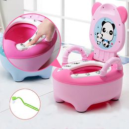 Housses de siège en plastique Panda Pot infantile mignon bébé siège de toilette garçons et filles pot formateur siège WC 0-6 ans enfants Pot doux pot 230620