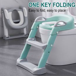 Housses de siège mise à niveau Cusion siège pliant urinoir dossier chaise d'entraînement avec escabeau échelle pour bébé tout-petits toilette sûre pour bébé 230227