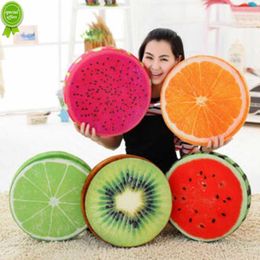 Seat Cushio Zitkussen Fruit Vorm Ronde Bolster Sofa-kussen Hoofdkussen Schattige Knuffels Seat Pad Dutje kussen Woondecoratie