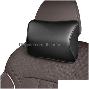 Coussins De Siège 1Pc Cuir Nappa Appui-Tête De Voiture Original Cou Oreiller Taille Coussin Pour M X5 X6 Ix3 1 2 3 4 5 67 Série Intérieur Decorat Dhqu1