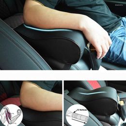 Stoelkussens Autoyouth Soft Dikke Terman Foam Car Center Console Armest Cushion Kussen PU Lederen Cover Protector met telefoonopslagtas