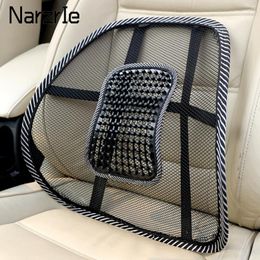 Coussins de siège chaise de voiture soutien du dos coussin de Massage maille soulagement lombaire orthèse camion bureau maison pour