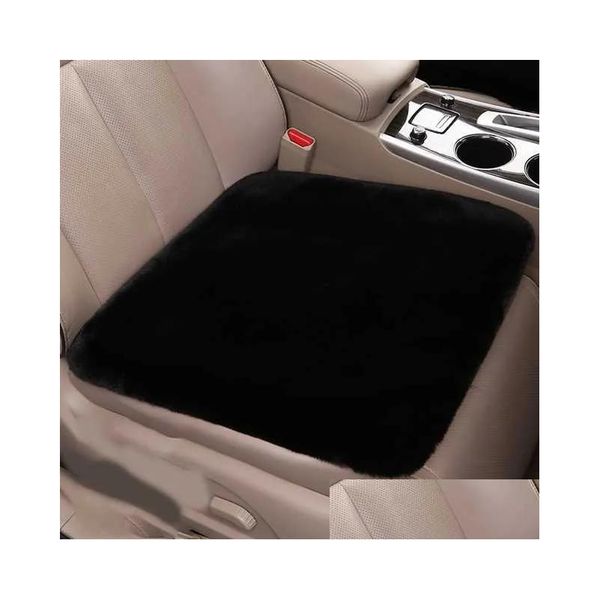 Coussins de siège Coussin de voiture hiver chaud P fourrure de lapin et bureau épaissi ER pour E46 E60 E90 F10 livraison directe Automobiles motos I Dhelp