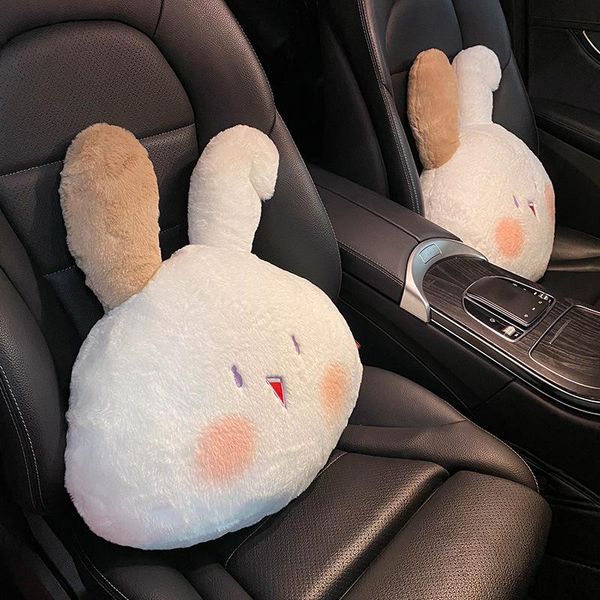 Coussins de siège voiture appuie-tête cou oreiller soutien lombaire coussin créatif mignon confortable conduite cadeau