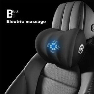 Seat Cushions Car Massage Neck Pillow Lumbar Support Cushion Pillow Car Vibrating Massage Seat Neck Head Waist Back Cushion for Car and Office Q231018