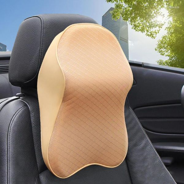 Coussins de siège Oreiller de cou de voiture Appui-tête réglable Universel 3D Mousse à mémoire de forme Auto Appui-tête Monture de support de voyage Couvre