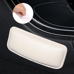 Cojines de asiento Cómodo cojín elástico Espuma de memoria Accesorios interiores Soporte para muslos Cuero de PU 18X8 cm Almohadilla para la rodilla del automóvil