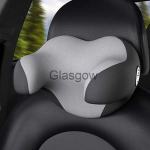 Coussins de siège pour Tesla modèle 3 Y S X oreiller cervical sangle réglable appui-tête cou lavable coussin doux siège de voiture appui-tête x1PC x0720