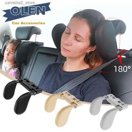 Coussins de siège Nouveau cou de voiture appui-tête oreiller réglable Angle soutien voyage repos mémoire oreiller siège de voiture appui-tête oreiller pour enfants adultes Q231018