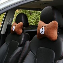 Coussins de siège universel voiture mignon appui-tête oreiller cou repos Auto sécurité soutien coton accessoires décoration produit