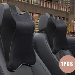 Stoelkussens universele auto nek kussens PVC lederen ademende mesh auto kussen rust accessoire taille interieur kussen hoofdsteun