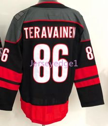 Sebastian Aho Canes Hockey de hielo Jersey Brent Burns Martin Necas Andrei Svechnikov Brady Skjei Staal Teuvo Stitched Frederik Andersen Michael Bunting Seth Jarvis