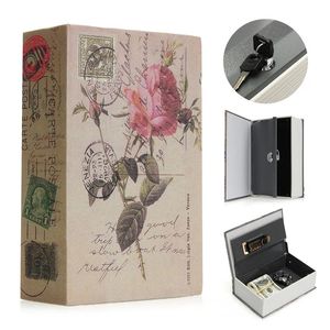 Secret Hidden Safe Security Box of Dictionary Book Shape Key Box For Money Cash sieraden Safe Deposit Doos Mini Lock Box voor Home 240401