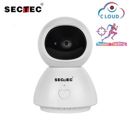 Sectec Cloud Draadloze IP-camera 1080P App Revroep Auto-Tracking Indoor Home Security Surveillance CCTV Network WIFI CAM