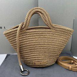 Sector Nylon Touw Reistassen Handtas Ibiza Strandtas Capaciteit Vakantie 230815 Oksel Weven Kruis Unisex Grote Zomer Winter Portemonnee Bu Xusf