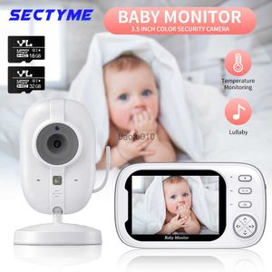 Sectyme Video Baby Monitor 2 Way Audio Talk Camera Baby-sitter Vision nocturne sans fil Surveillance de la température Caméra de sécurité L230619