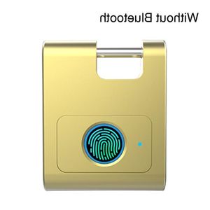 FreeShipping Beveiliging 360 Graden Anti-diefstal Thuis USB Oplaadbare Kast Vingerafdruk Slot Hangslot Bluetooth Mini Slaapzaal Smart Keyl Jlja