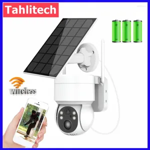 Caméra de sécurité solaire CCTV Surveillance vidéo Audio bidirectionnel PTZ sans fil IP extérieur