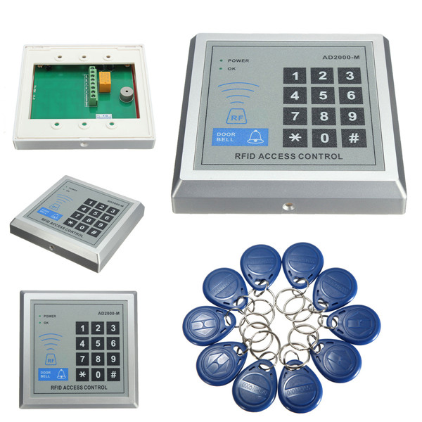 الأمن RFID باب الدخول القرب قفل نظام مراقبة الدخول 10 تصميم KeysProfessional، كبيرة للمنازل والمكاتب، وتأتي مع دليل المستخدم