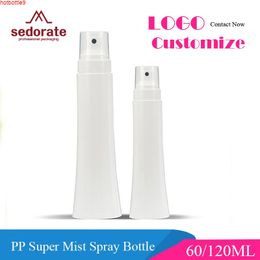 Sedorate 50 pcs/Lot flacon pulvérisateur en plastique blanc pour Lotion cosmétique 60 ML 120 ML Super brume Automizer bouteilles vides XME60good produit