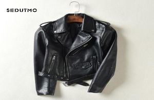 Sedutmo 2018 Spring Plus Size 3xl Faux Leather Jacket Women Black Punk Coat Autumn Biker Jacket Motorcycle Outerwear ED1447268999